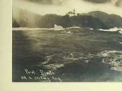 Point Bonita On a Stormy Day Old Photography Historical Sausalito San Francisco