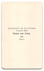 Photograph Statue Venus of Arels, Collection de Sculptures