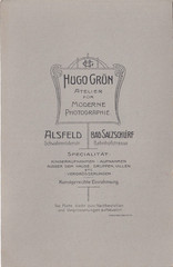 Hugo Grün KAB – Family Portrait – Alsfeld around 1900