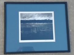 Absract Iowa landscape Dean Dablow b 1946 Louisiana artist