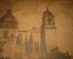 Antique HENRY RAVELL Temple Valenciana MEXICO Architecture Gum Bichromate PHOTO