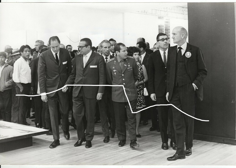 30x20cm Vintage Archive Photo 1968 Cosmonaut German Stepanovich Titov photo B
