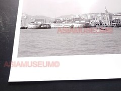 40’s Large HONG KONG STAR FERRY TERMINAL KOWLOON CLOCK TOWER Vintage Photo 香港老照片