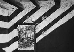 Book Plate Ansel Adams B/W 7.25 x 10.25″ Adobe Ruin Albiquiu NM 1941