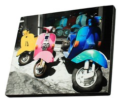 Original photograph of VESPA Block Mounted and laminated 22 x 19 x 2 cm by Senka