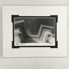 Black & White Photo Building Architecture Numbered Signed Matted Art Photography