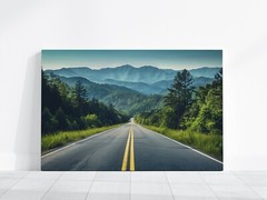 Blue Ridge Mountains Photo, Smoky Mountains Art, Appalachian Mountains Painting,