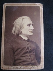 Franz Liszt Composer Piano Signed Cabinet Photo HUNGARY Photo CVD PHOTO HUNGARY