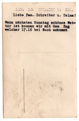 Photo Postcard – Diamond Wedding 1934 – Telegram on Back – Rare! (B1 105)