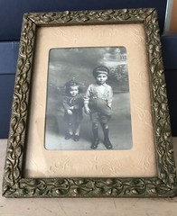 Early 20th Century French Photo Children – Ornate Frame