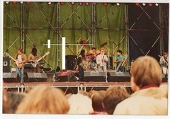 17.09. 1983 Original Colour Photo UB40 Life Concert Augsburg Rosenaustadion 13x9cm C/C