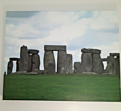Stonehenge Photograph on Canvas Signed 11″ x 14″