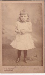Feilner CDV – child portrait – Emden 1889