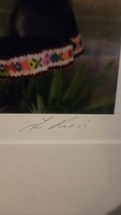 Color Photograph «Girl and Shawl» by Lisa Kristine Framed Signed 1998