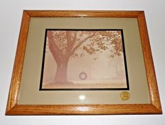 Vintage Art Gore Photograph Original Print Colorado Artist ’82 Framed Sepia Tint