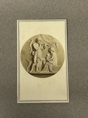 Bertel Thorwaldsen Manhood Or Autumn Relief Sculpture CDV Cart De Visite