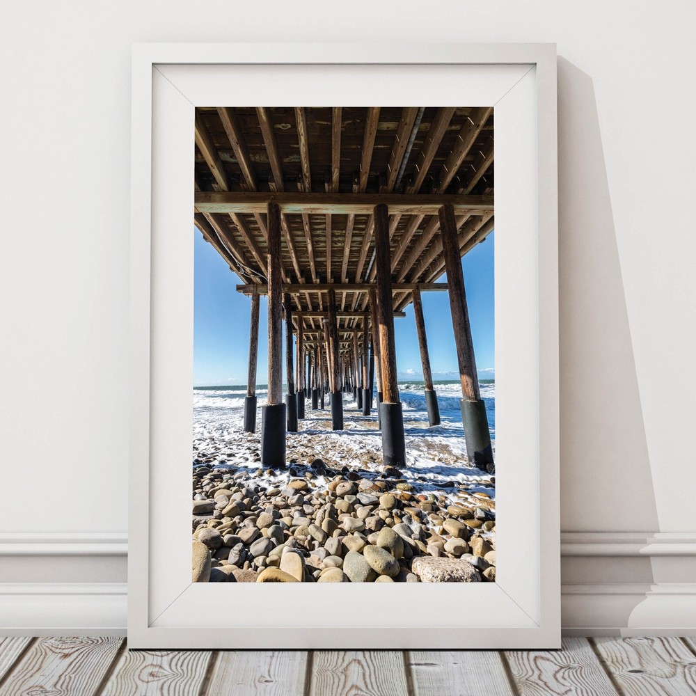 Ventura Pier California Coast Wall Art Photo Print, Coastal Pier Photography