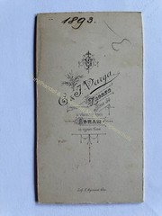 orig. CDV Photo Photograph Picture Old Fashion Mr 1893 G&J Varga Zagreb