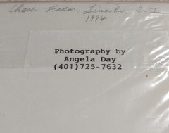 Chase Farm Lincoln RI Day Signed 1994 Historical Photograph Barn and Farm Silos