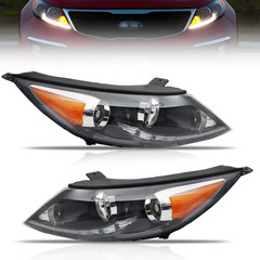 Headlight Assembly for 2013-2016 Sportage, Passenger & Driver Side Halogen Headl