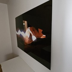 ART – Large Signed Joann Harrison Photograph 48×35 Antelope Canyon On Metal