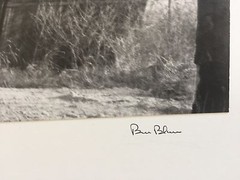 BRUCE BLUM SIGNED B&W Photo Print (10″X 13″)-«A New Harbor Emerges «