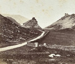 UK Valley Of The Rocks, Devon Photo c1870 Stereo Vintage Album