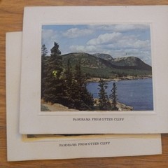 11 Vintage Bar Harbor MAINE Photograph Note Cards w/ Envelopes 6 Coastal Views