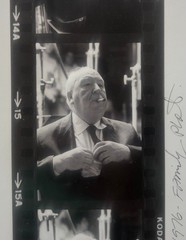 Vintage MARK SENNET ‘Family Plot’ ALFRED HITCHCOCK Portrait SIGNED Photograph