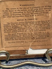 Royal Carlock / Washington Monument, Washington D.C. (hand painted photo)