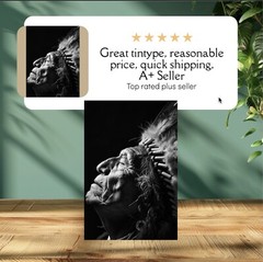 Native American Tintype Limited Edition Museum Series C0066RP