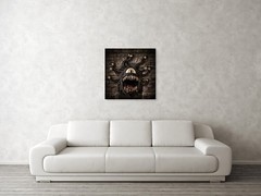Beholder Dungeons and Dragons Creature Monster Portrait Photography Art Print