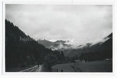 Street Bayrischzell-Kufstein 1951-View to Zell-Old Photo 1950s