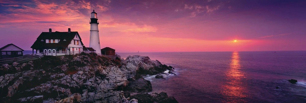 Peter Lik «Guardian of the Cliffs » 1.5M Portland Maine Lighthouse Picture