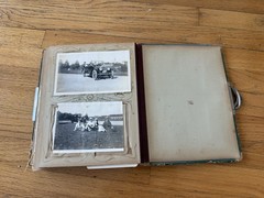 Victorian Photo Album with Old Family Photos 1890s to Early 1900s