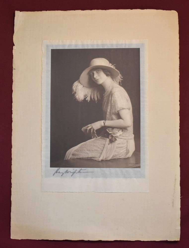 Antique Black and White Photograph of a Woman, Shot by Hay Wrightson