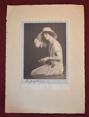 Antique Black and White Photograph of a Woman, Shot by Hay Wrightson