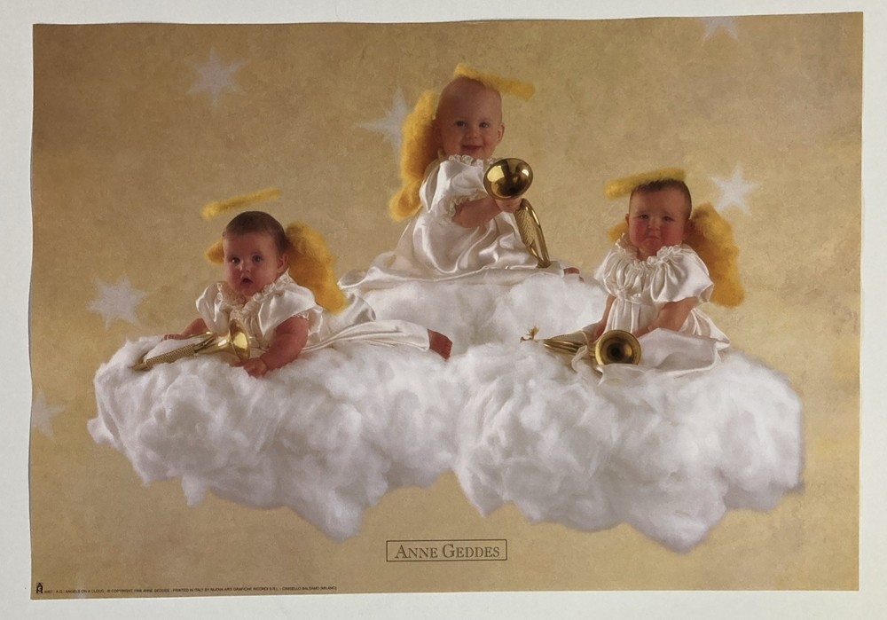 Ann Geddes, “Angels On A Cloud “ Original Poster # 8387