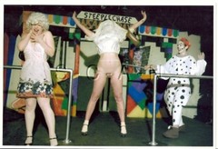 Org Semi Nude Large (10.25 x 7) Photo- Clown- Funhouse- Panties- Skirt 7