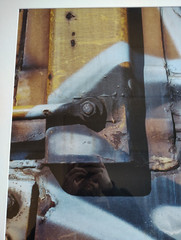 Robert Roscoe? Fine Art Photography, «Railroad Car #1» Hand Signed, Framed, Art