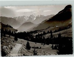 39673751 – 8163 Bayrischzell Alpine Road with Kaiser Photo Original from Archive