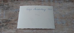 Small Old B/W AGFA LUPEX Photo Heideberg Castle 1955