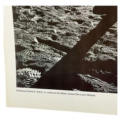 Astronaut Edwin Aldrin Jr Moonwalk NASA Lunar Module Photo 1969
