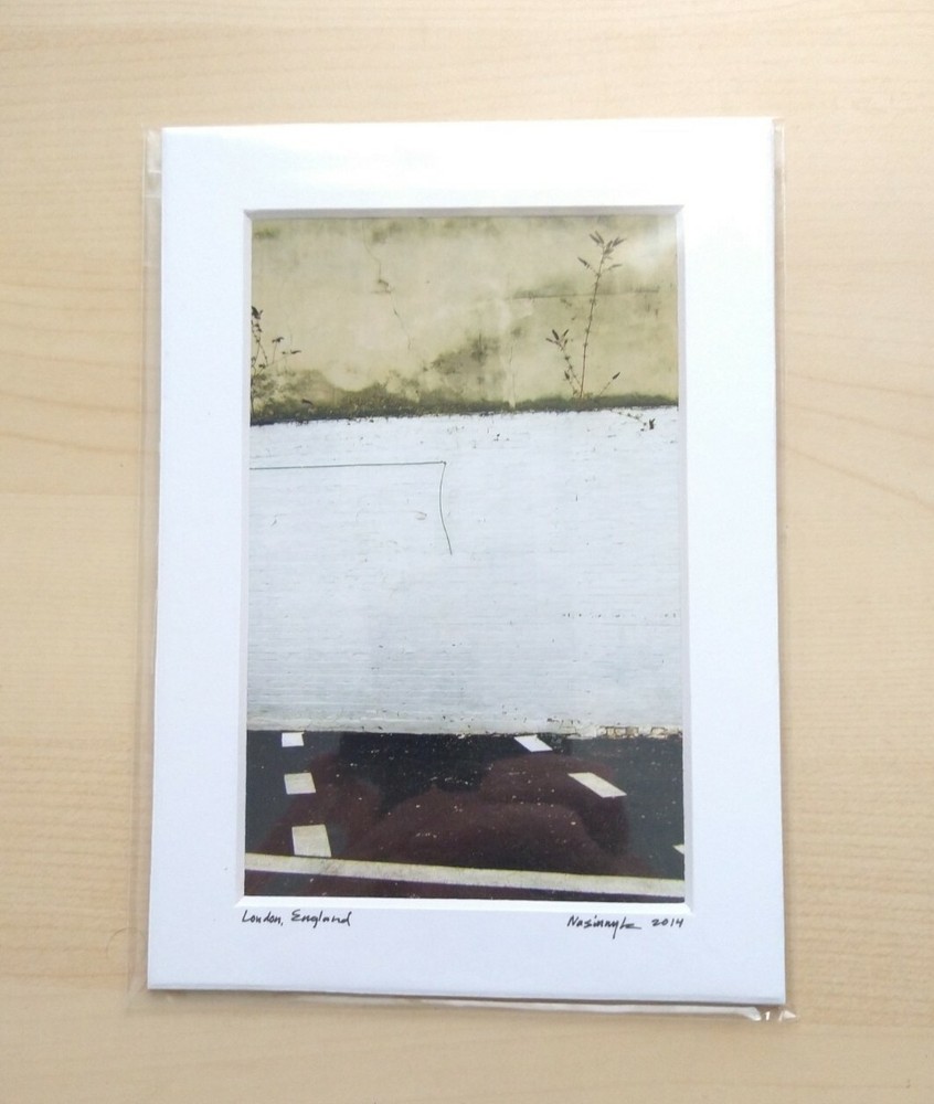 Matted Photo Print London Abstract Modern Street Photography Home Decor Indie