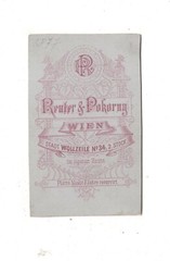Reuter & Pokorny CDV Foto Feine Dame – Wien 1877