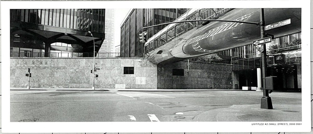 Catherine Opie Art Announcement Card – Wall Street 2000-2001