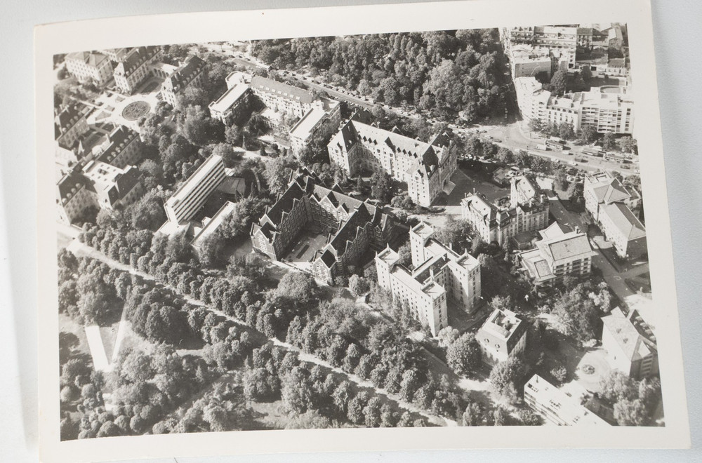 Vintage Aerial Photo Of Paris University City 9x12cm 1970 Roger Morin