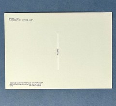 Edward Maxey (Edward Mapplethorpe) Fotofolio Art Photo Print Card – Manny, 1988