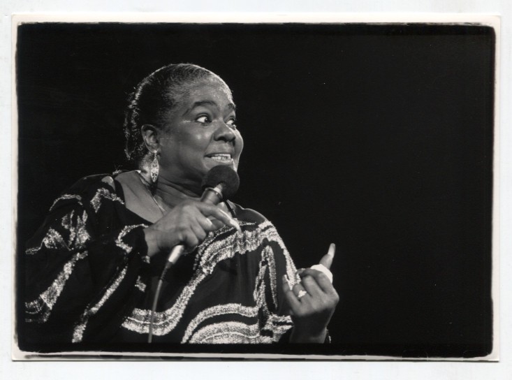 LINDA HOPKINS 5×7 Photograph by HERB SNITZER B&W Photo