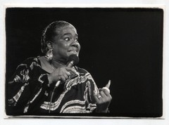 LINDA HOPKINS 5×7 Photograph by HERB SNITZER B&W Photo